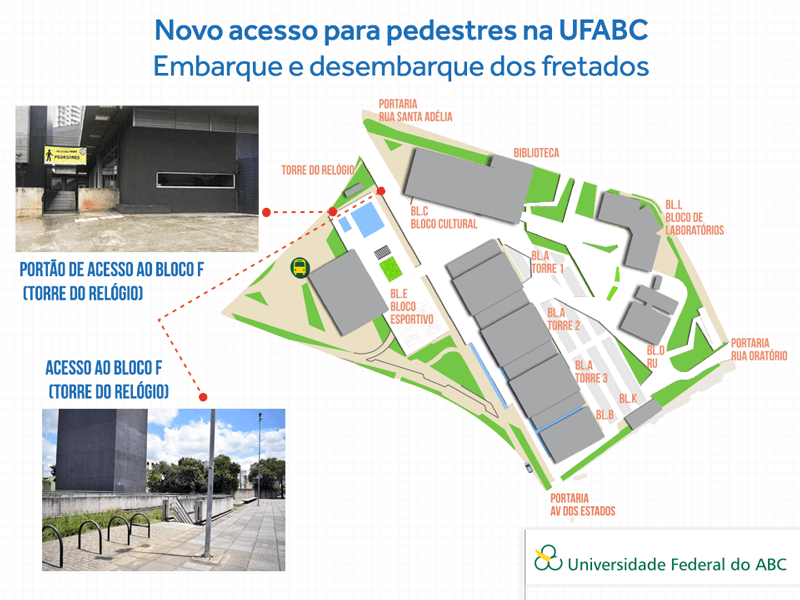mapa novo acesso pedestres campus sa ufabc hor site final
