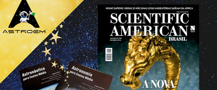 Livros do projeto ASTROEM são recomendados pela Revista Scientific American Brasil