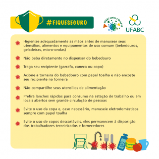 card protocolos uso das copas e bebedouros ufabc