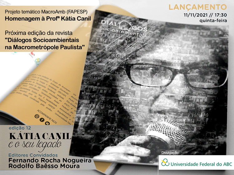 Revista Diálogos Socioambientais na Macrometrópole Paulista presta homenagem à professora Kátia Canil