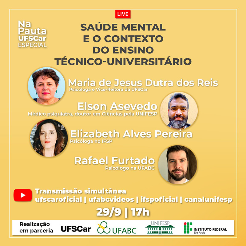 juntas federais paulistas organizam debate sobre saude mental e o contexto do ensino tecnico universitario thumb card