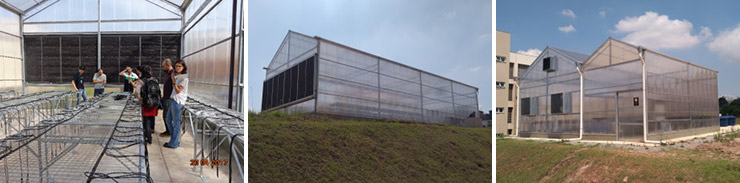 Vistas do Bloco Phi (Casa de Vegetação) entregue em 2017
